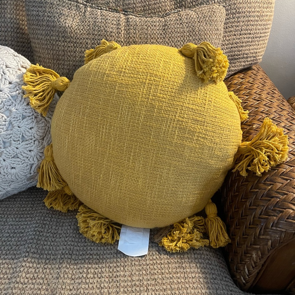 Natural life Sunshine boho pillow